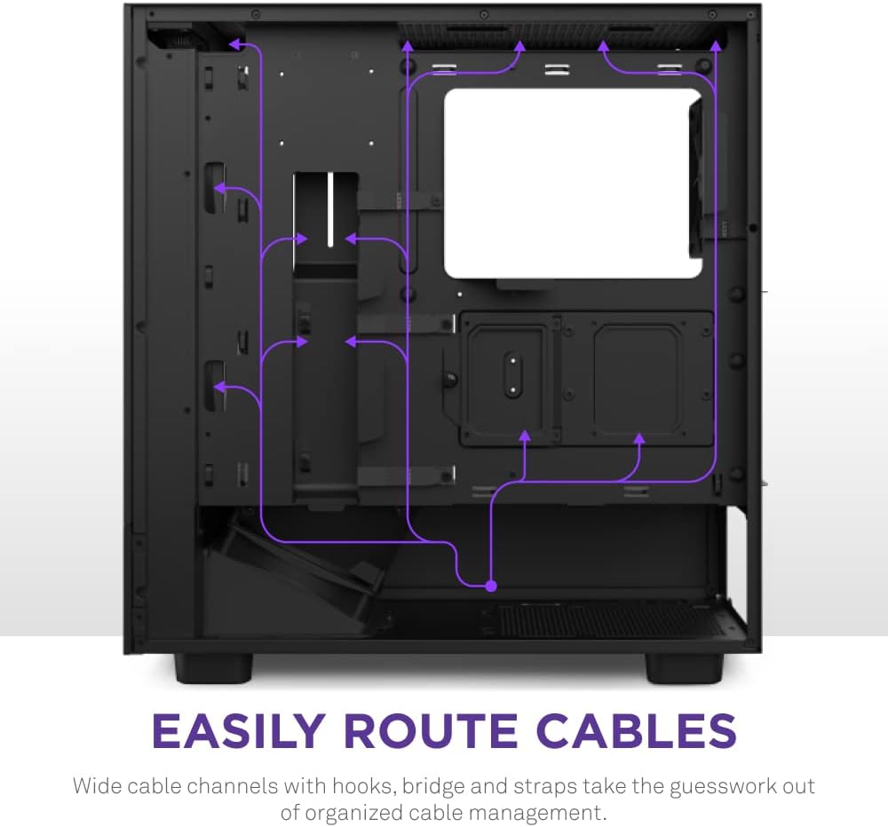 NZXT H5 Flow RGB - Compact ATX Mid-Tower PC Gaming Case