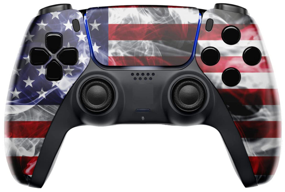 Custom Wireless UN-MODDED PRO Controller (Smoke Flag)