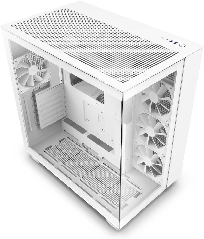 NZXT H9 Flow - Dual Chamber ATX Mid-Tower PC Gaming Case