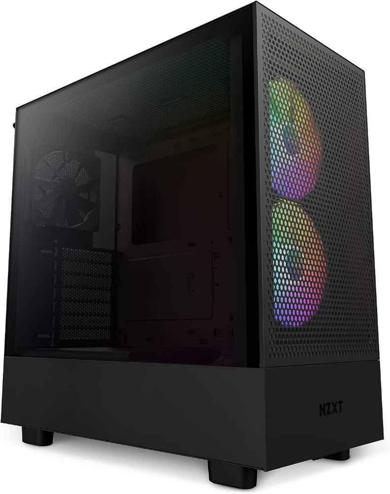 NZXT H5 Flow RGB - Compact ATX Mid-Tower PC Gaming Case