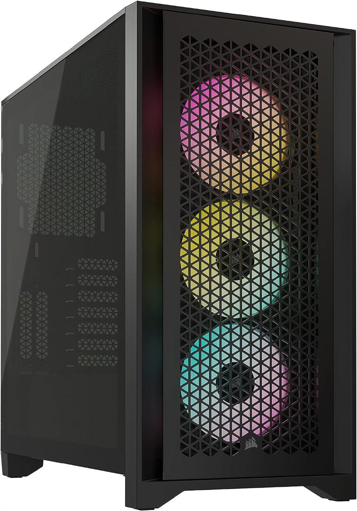 Corsair iCUE 4000D RGB Tempered Glass Mid-Tower ATX PC Case