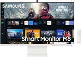 Samsung 32" M80C UHD HDR Smart Computer Monitor Screen with Streaming TV, Slimfit Camera Included
