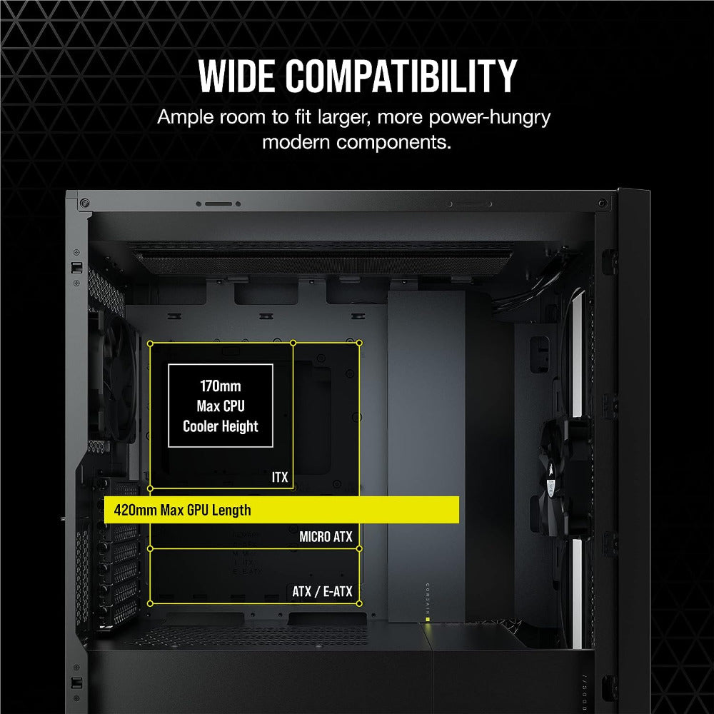 Corsair 5000D Airflow Tempered Glass Mid-Tower ATX PC Case