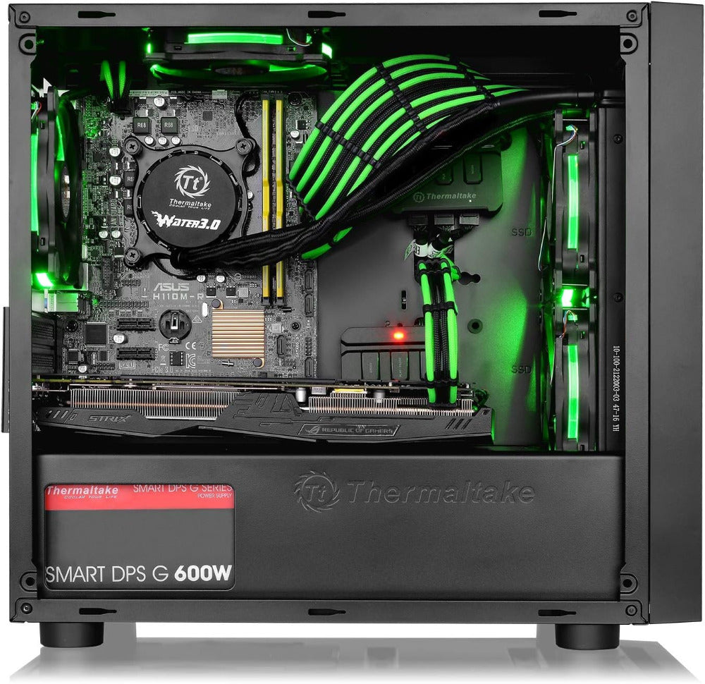 Thermaltake Versa H18 Tempered Glass Micro ATX PC Case