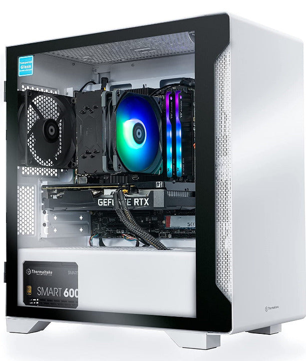 Thermaltake Glacier: AMD Ryzen 5600X AMD RX 6700 XT Gaming PC