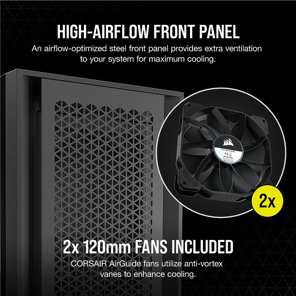Corsair 5000D Airflow Tempered Glass Mid-Tower ATX PC Case
