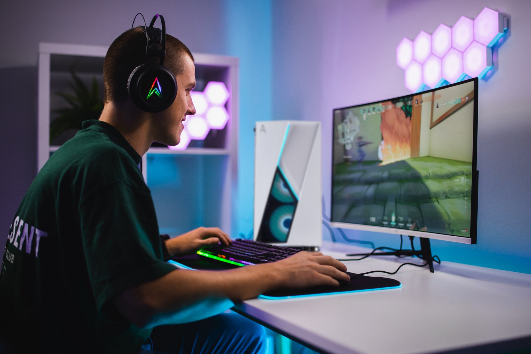 Allied Stinger-A: AMD Ryzen 5 7600X | Nvidia RTX 4060 Gaming PC