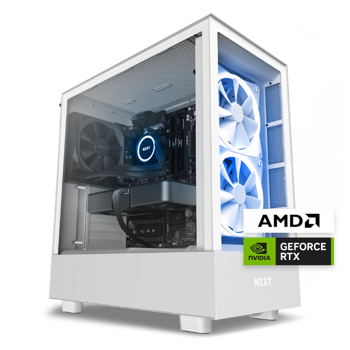 NZXT Player Two: AMD Ryzen 5 5600X | Nvidia RTX 4070 Gaming PC