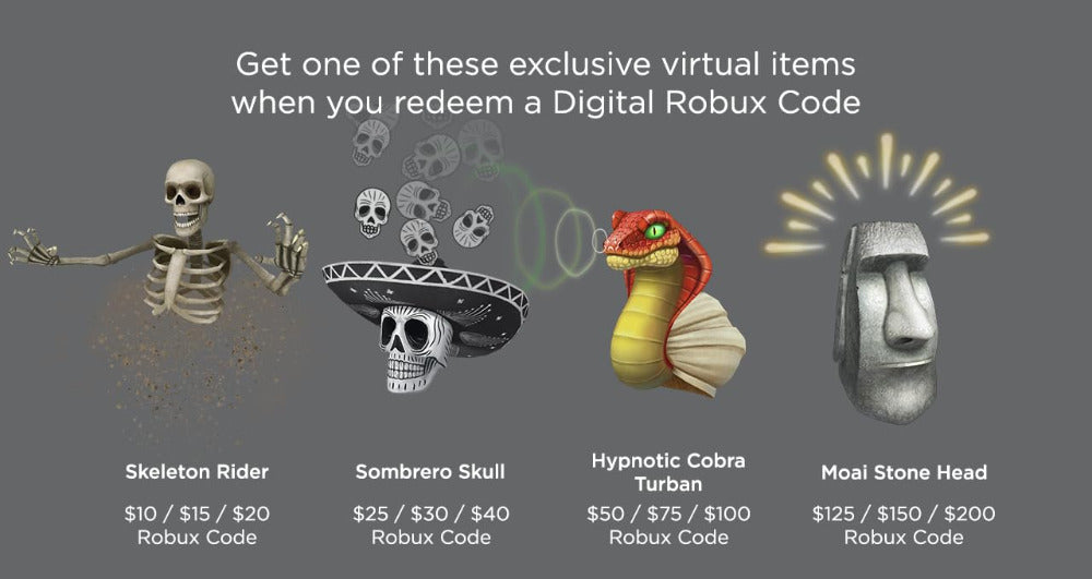 Roblox Gift Card 800 Robux Includes Exclusive Virtual Item Online