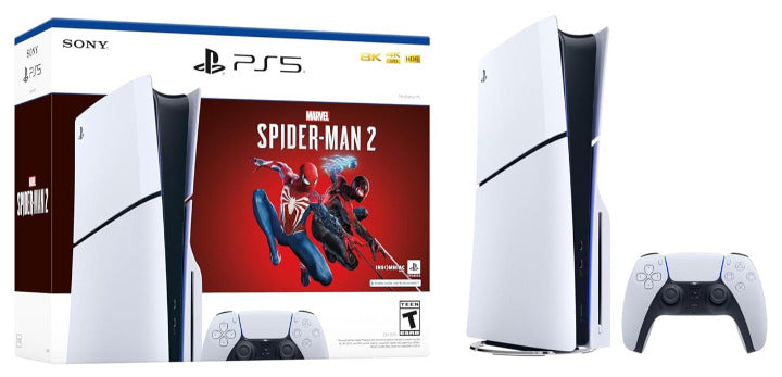 PlayStation 5 Disc Console Slim - Marvel’s Spider-Man 2 Bundle