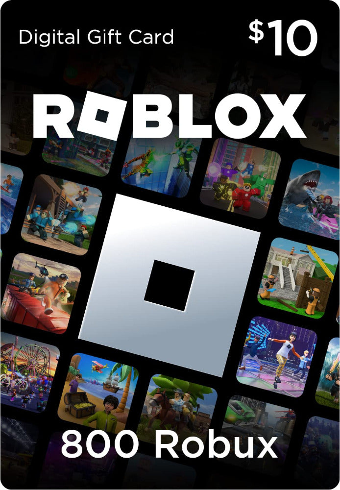 Roblox for 800 Robux - Includes Exclusive Virtual Item [ Digital Code]
