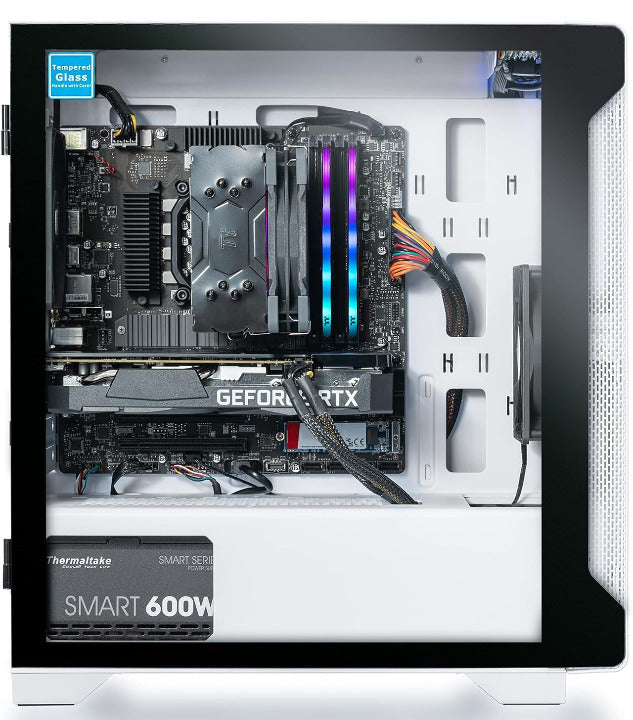 Thermaltake Glacier: AMD Ryzen 5 5600X | AMD RX 6700 XT Gaming PC