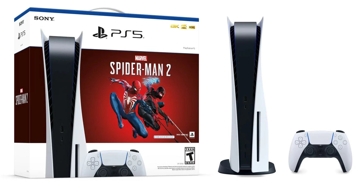 PlayStation 5 Disc Console - Marvel's Spider-Man 2 Bundle