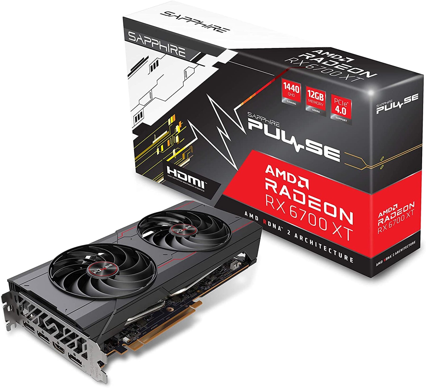 PowerColor AMD RADEON RX6700XT 白グラボ - PCパーツ