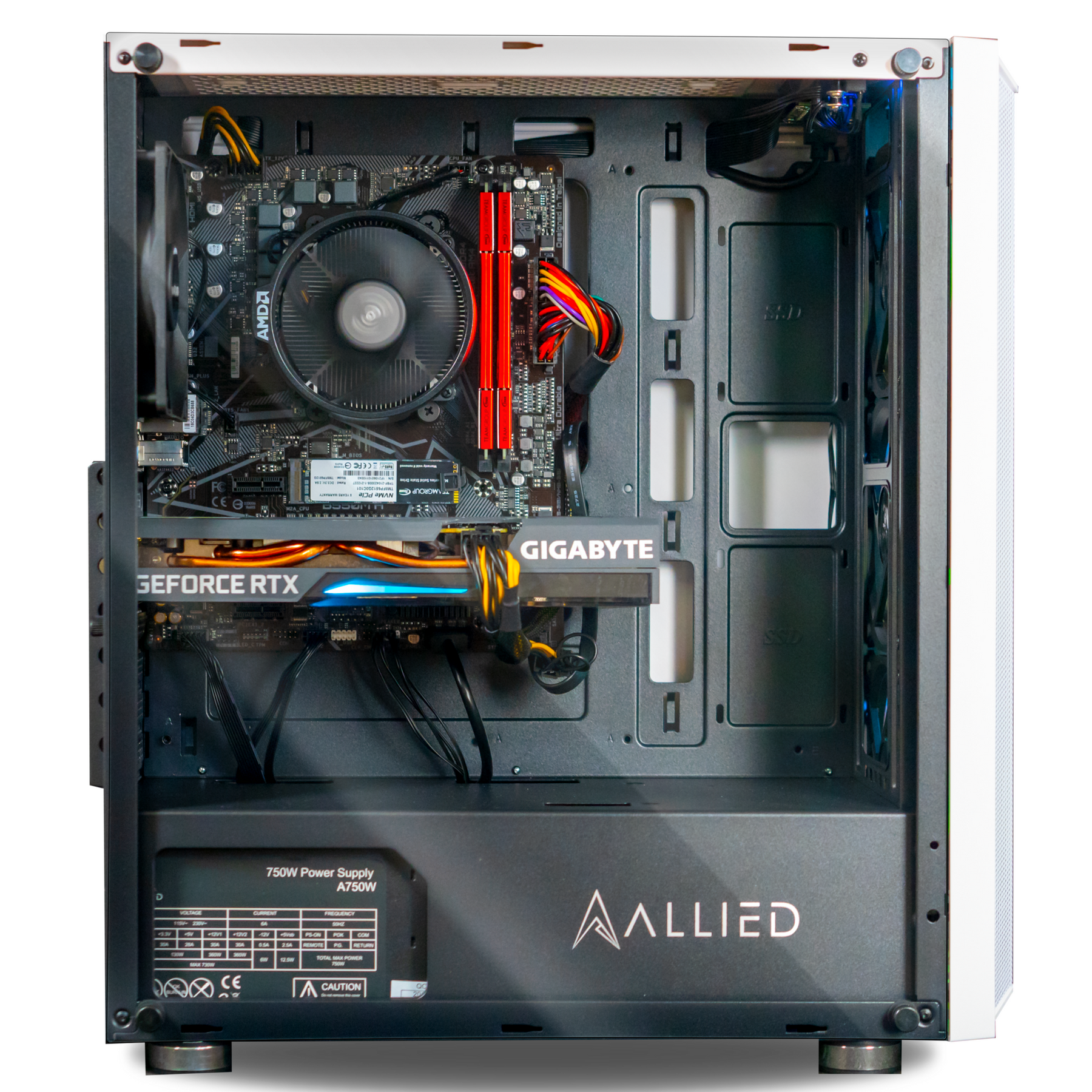 mikrocomputer Forskelle Evolve Allied Patriot-A: AMD Ryzen 5 2600 | Nvidia RTX 2060 Gaming PC