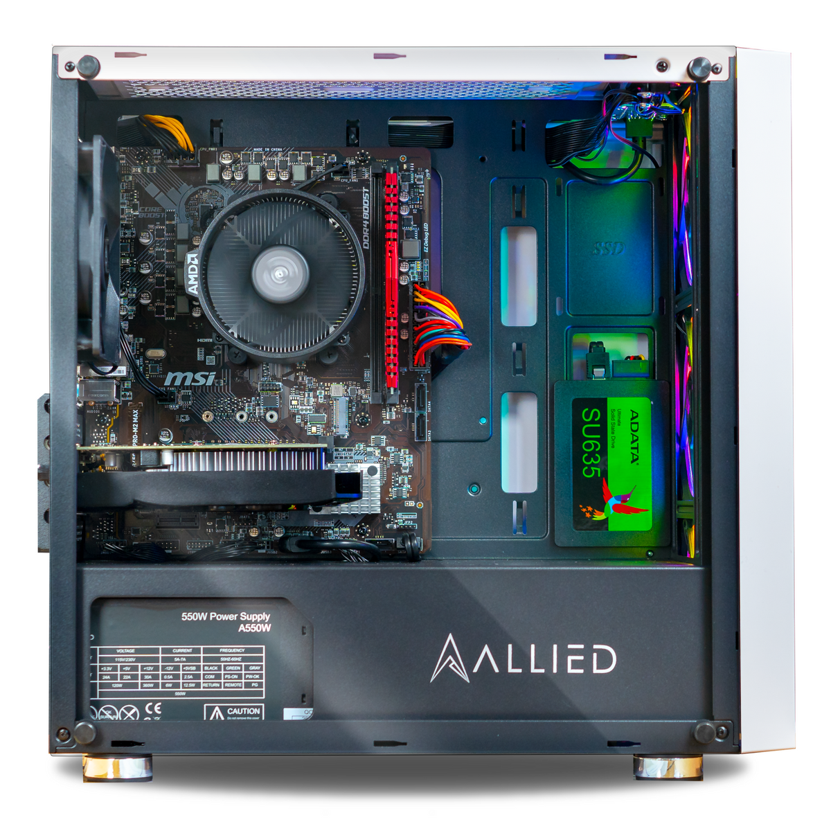 Allied Stinger-A: AMD Ryzen 5 1600 | Nvidia GTX 1650 Gaming PC